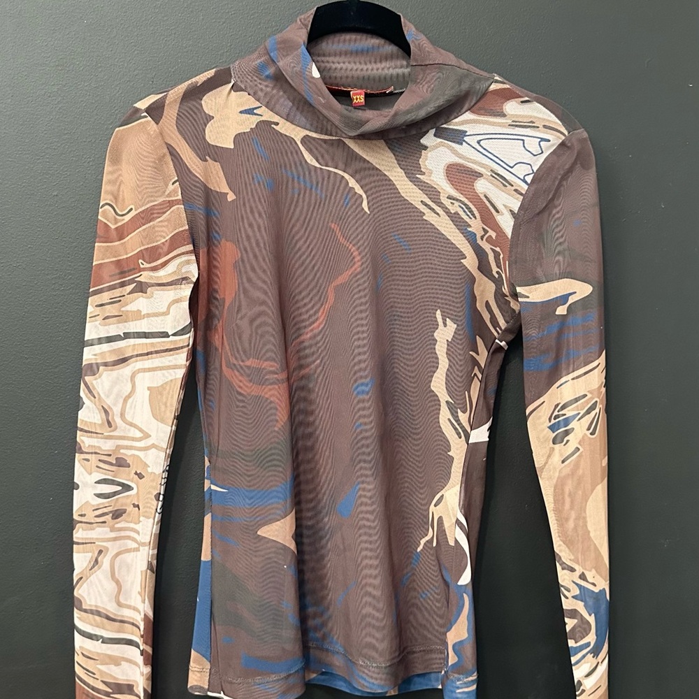 Kai Collective Gaia Brown Long Sleeve Top